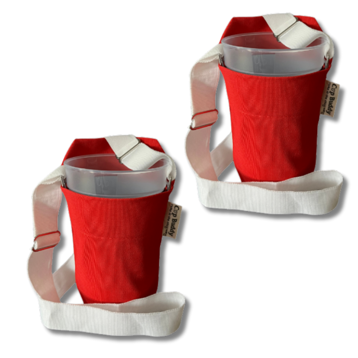 Cup Buddy® Getränketräger Starter Edition - rot-weiß