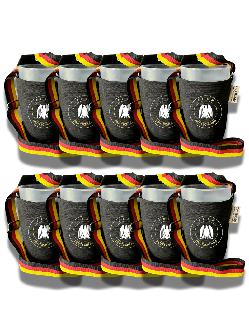 Cup Buddy® WM 2026 Getränkehalter 10er Set – Events & Gruppen