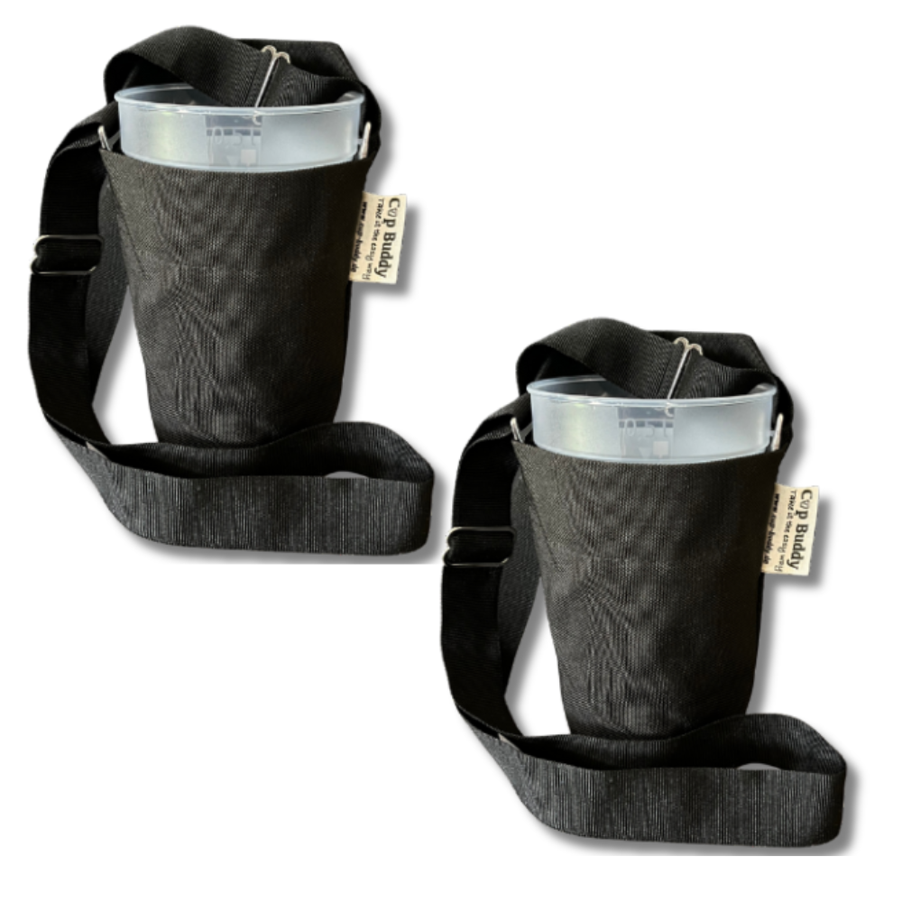 Cup Buddy® Getränketräger Starter Edition - schwarz-schwarz