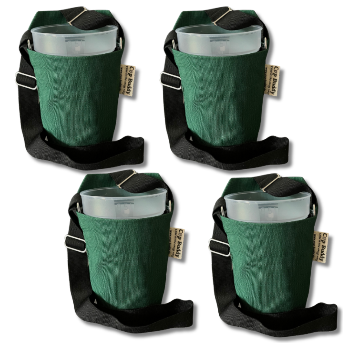 Cup Buddy® Getränketräger Starter Edition - grün-schwarz