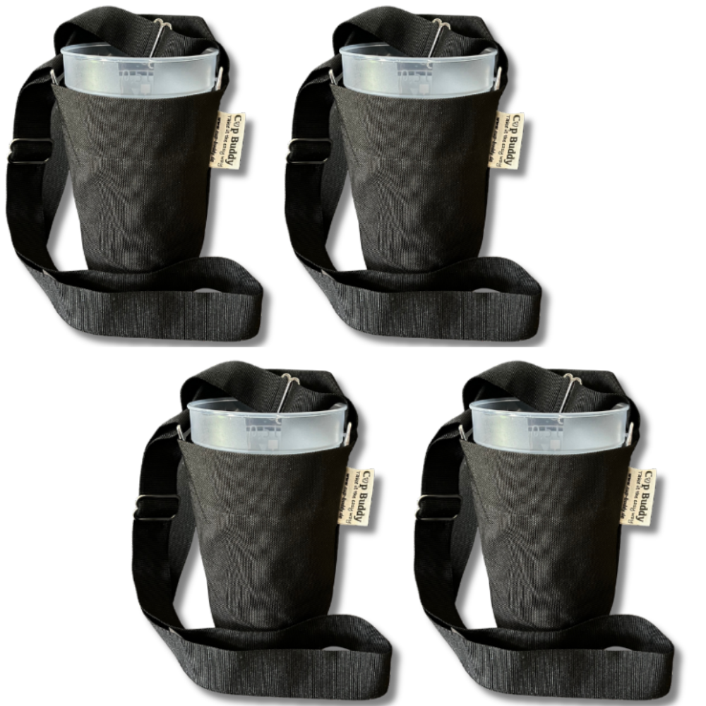 Cup Buddy® Getränketräger Starter Edition - schwarz-schwarz