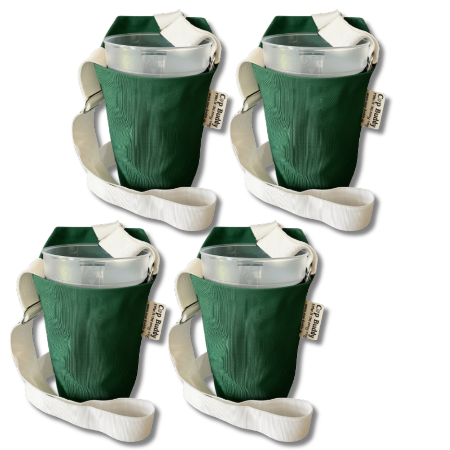 Cup Buddy® grün-weiß Starter Edition 4'er Fan Pack
