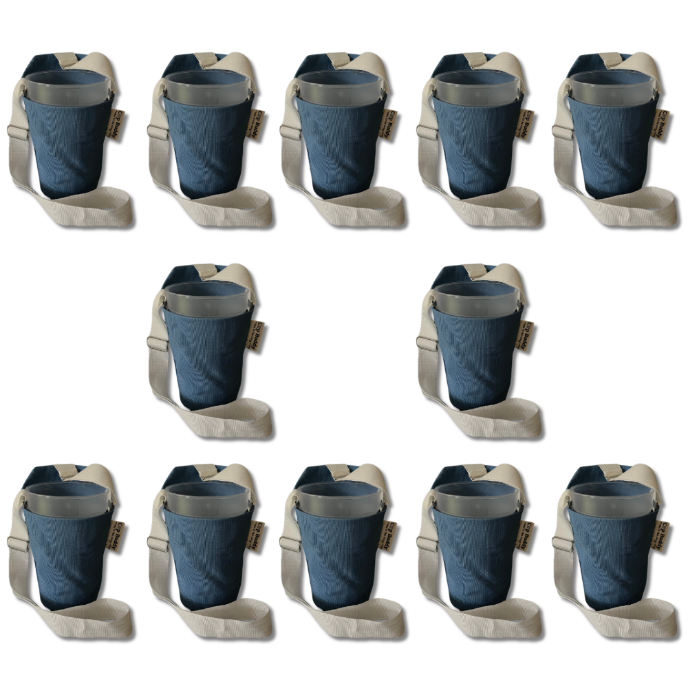 Cup Buddy® hellblau- weiß - Starter Edition 10'er Fan Pack