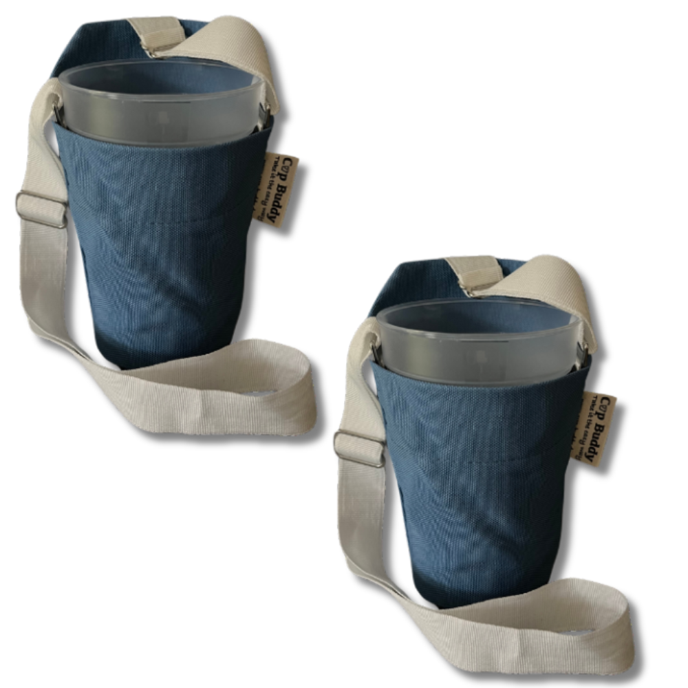 Cup Buddy® hellblau- weiß - Starter Edition 2'er Fan Pack